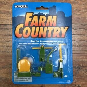 ERTL Farm Country John Deere Tractor Accessories Blade Mower Blower Sprayer 1/64